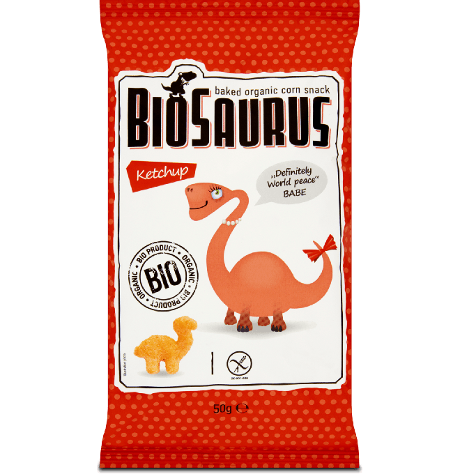 Snack Bio Biosaurus Kečup 50g