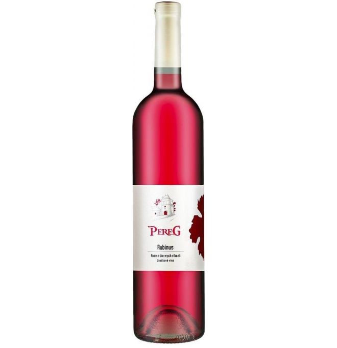 Víno Pereg Rubinus Rosé z Čiernych Ríbezlí 0,75l
