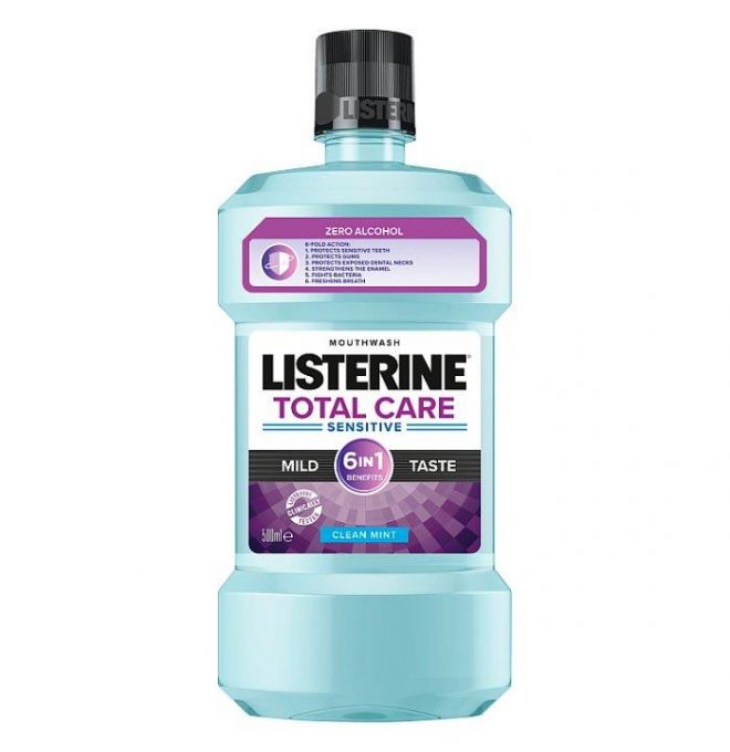 Listerine Total Care Sensitive Mild Taste 500 ml