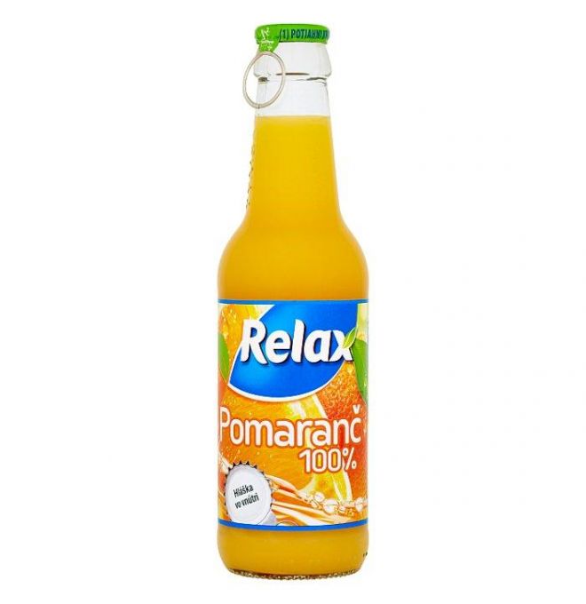 Relax 100% pomaranč 250 ml