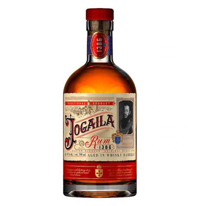 Jogaila Black Rum 38% 700 ml
