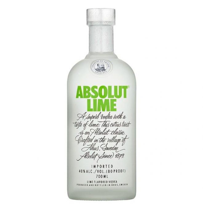 Absolut Lime Vodka s limetkovou príchuťou 40% 0,7l