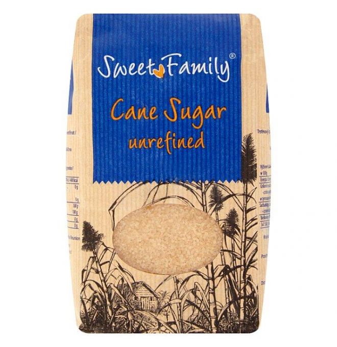 Sweet Family Trstinový cukor nerafinovaný 1 kg