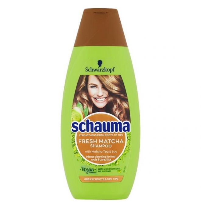 Schauma šampón Fresh Matcha pre mastné korienky a suché končeky 400 ml