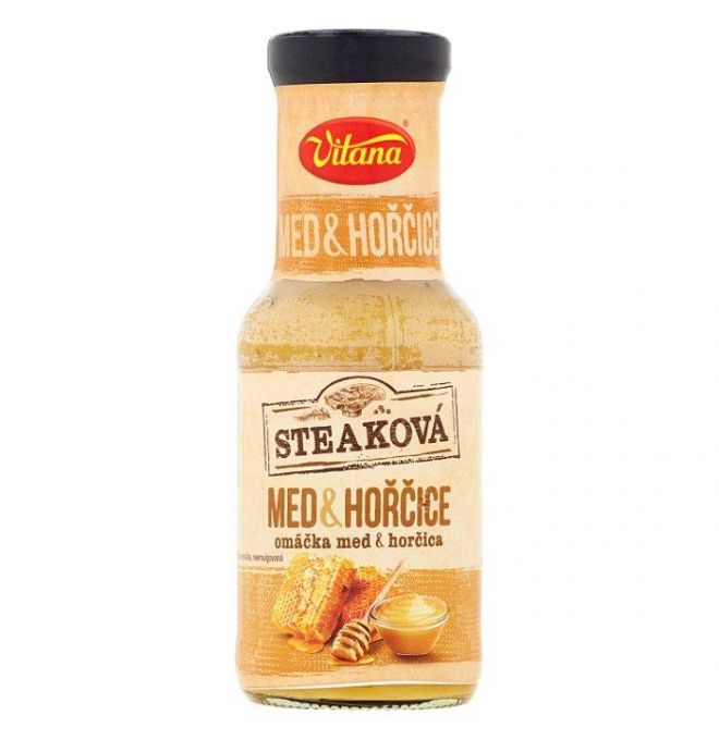 Vitana Steaková omáčka med & horčica 250 ml
