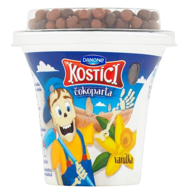 Kostíci Čokoparta jogurt vanilkový 107 g