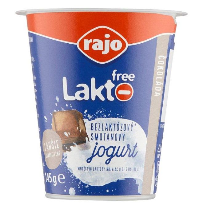Rajo Lakto Free Smotanový jogurt čokoláda 145 g