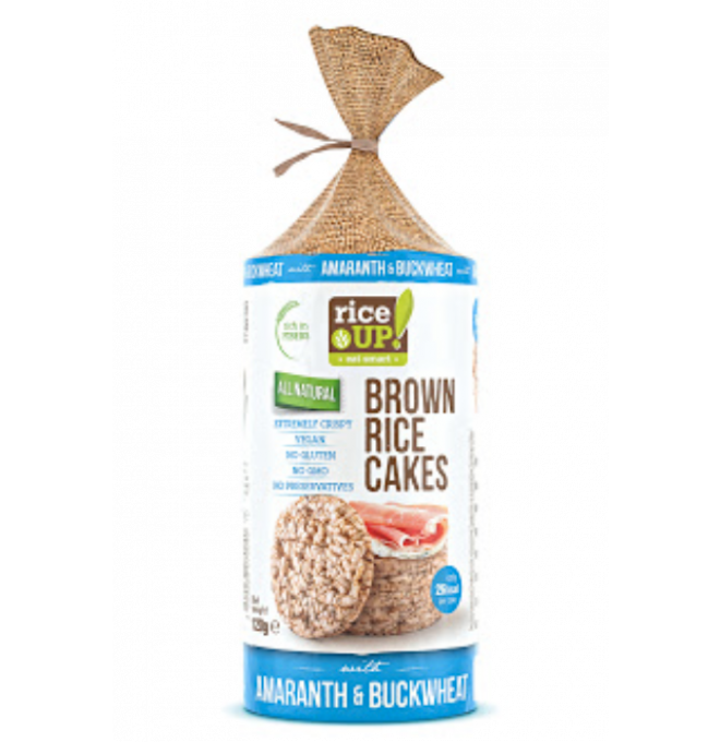 Chlebík Rice Up! Brown Rice Cakes 120g