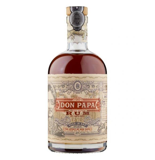 Don Papa Trstinový rum tmavý 40% 0,7 l