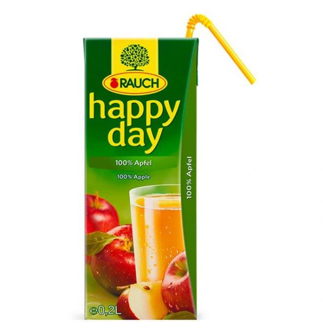 Rauch Happy Day 100% jablková šťava 0,2 l