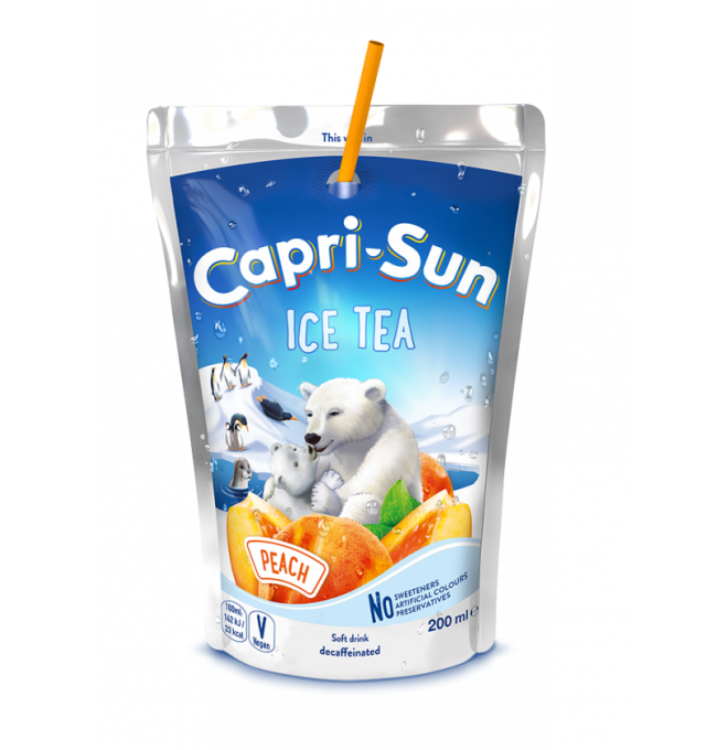 Ľadový Čaj Capri Sun Broskyňový 200ml