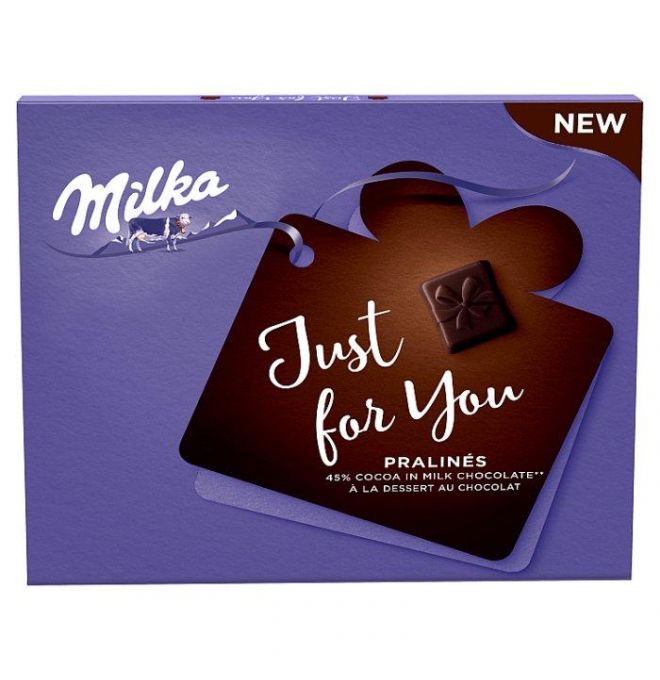Milka Just for You bonboniéra, kakaová náplň 110 g