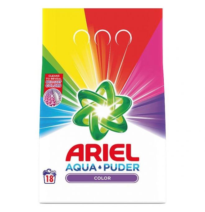 Ariel AquaPuder Color Prášok Na Pranie 18 Praní
