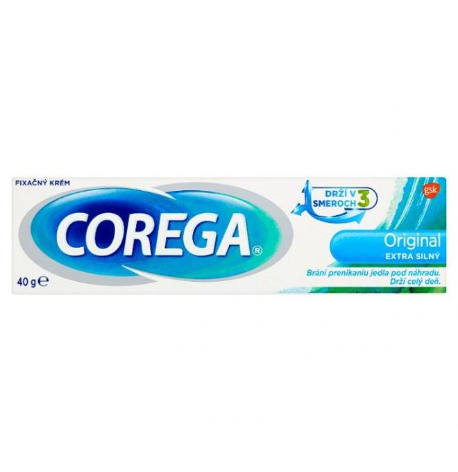 Corega Original extra silný fixačný krém 40g