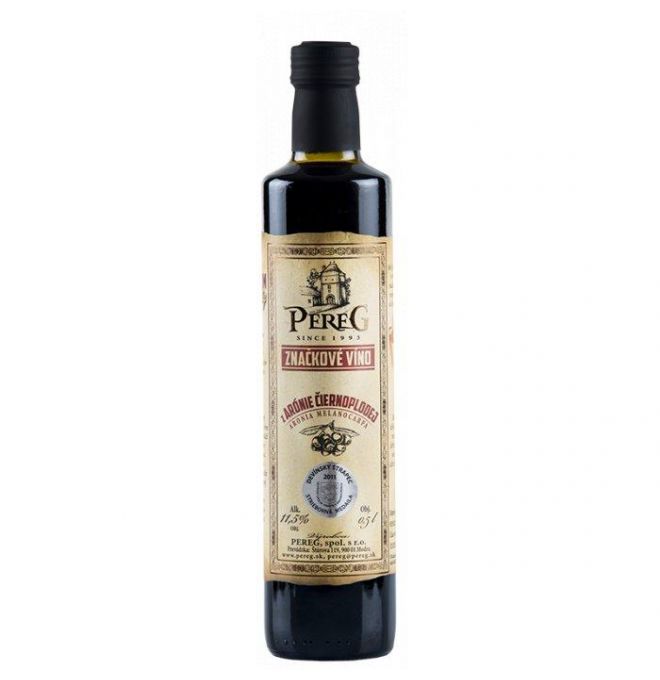 Víno Pereg z Arónie Čiernoplodej 0,5l