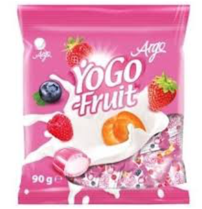 Cukr. Argo Yogo Fruit (Jogurtovo Ovocné) 90g
