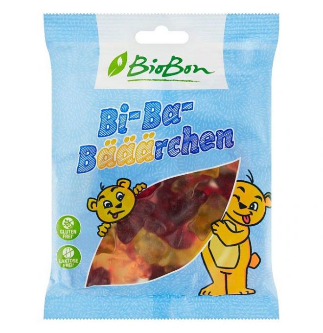 BioBon Bi-Ba Želé cukríky gumené medvedíky 100g