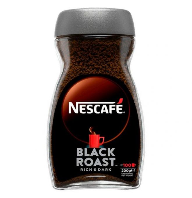 NESCAFÉ Black Roast, instantná káva, 200 g