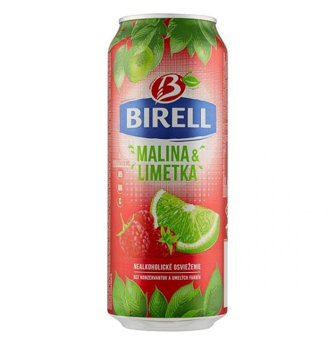Birell Malina & limetka miešaný nápoj z nealkoholického piva 0,5 l PLECH Z
