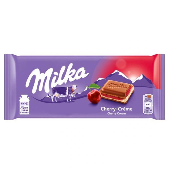 Milka Višňová mliečna čokoláda 100 g