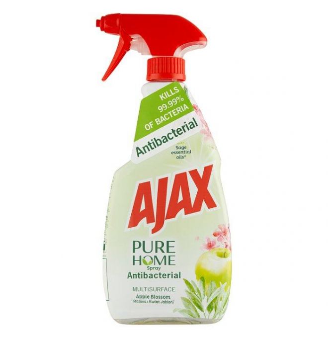 Ajax Pure Home Apple Blossom kvapalina na čistenie a dezinfekciu povrchov 500 ml