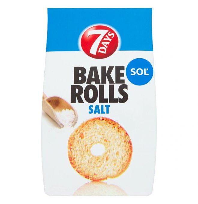 7 Days Bake Rolls soľ 80g