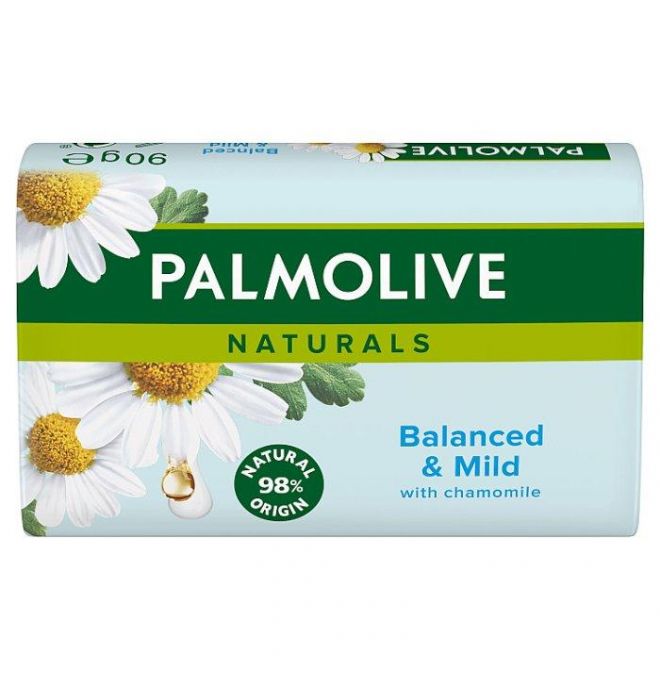 Palmolive Naturals tuhé mydlo s výťažkami harmančeka 90 g