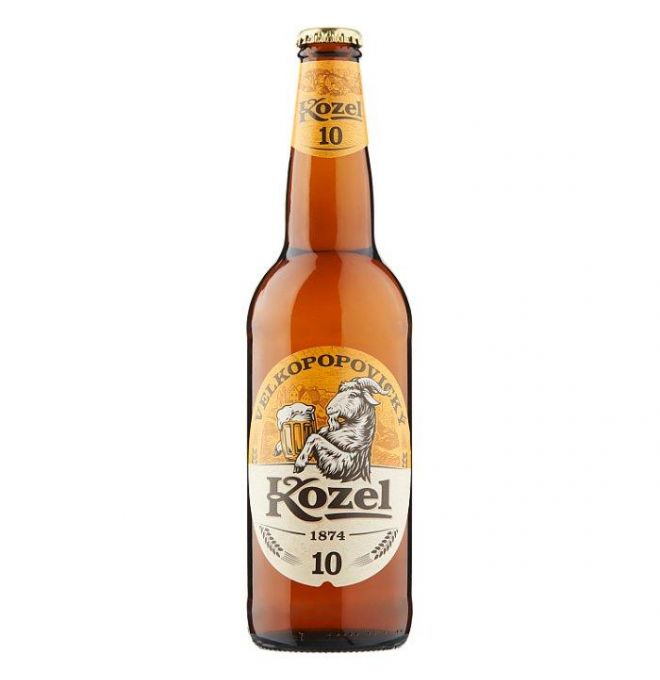 Veľkopopovický Kozel 10 pivo výčapné svetlé 500ml Sklo