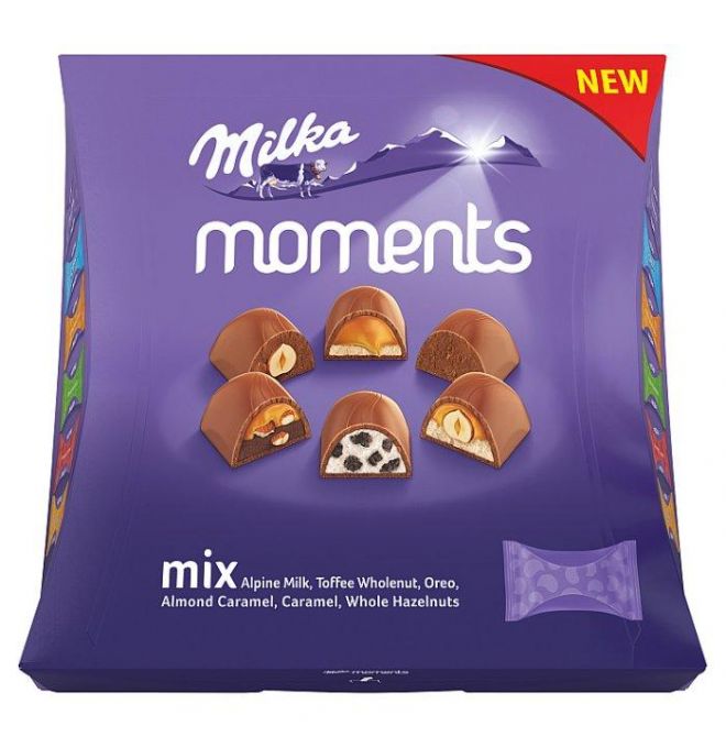 Milka Moments Assortment bonboniéra, mix praliniek 169 g