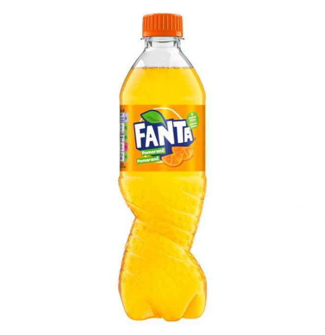 Fanta, pomarančová limonáda, 500 ml