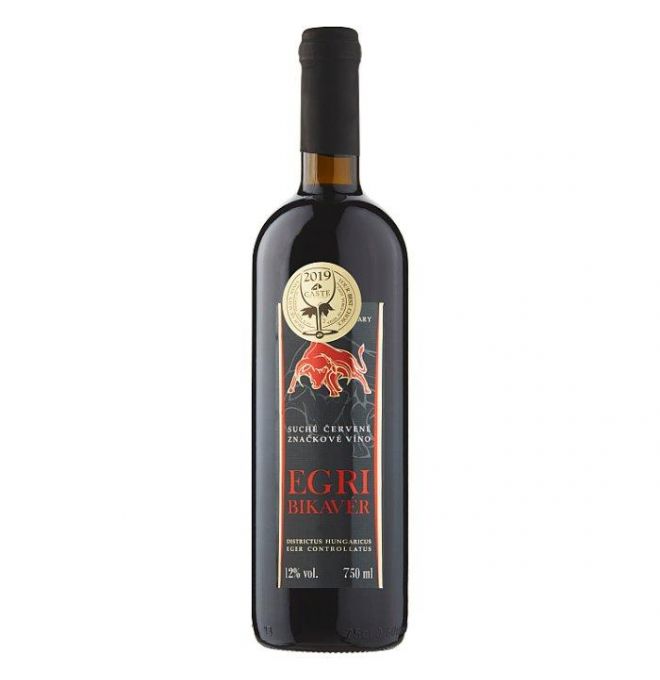 Egri Bikavér Značkové suché víno červené 750 ml