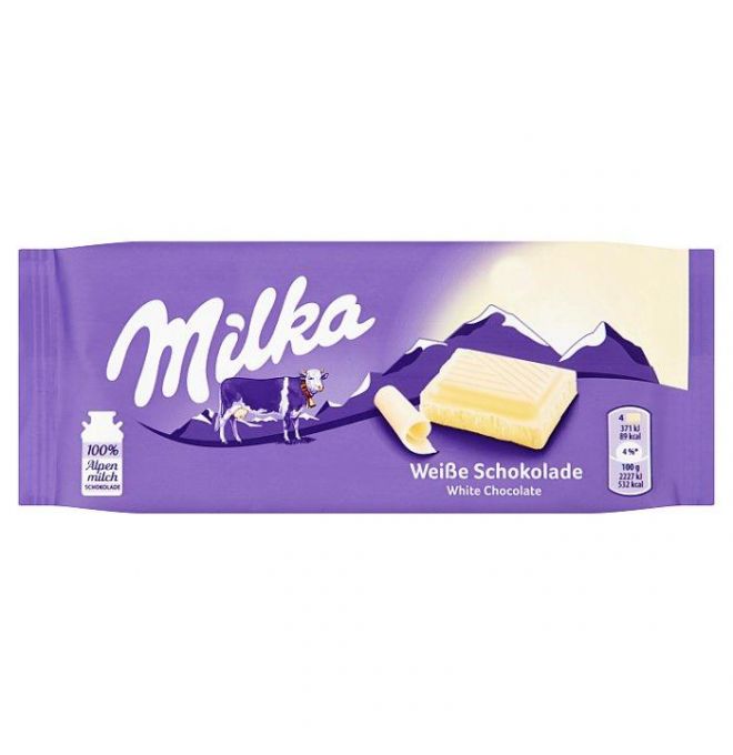 Milka Biela Čokoláda 100g
