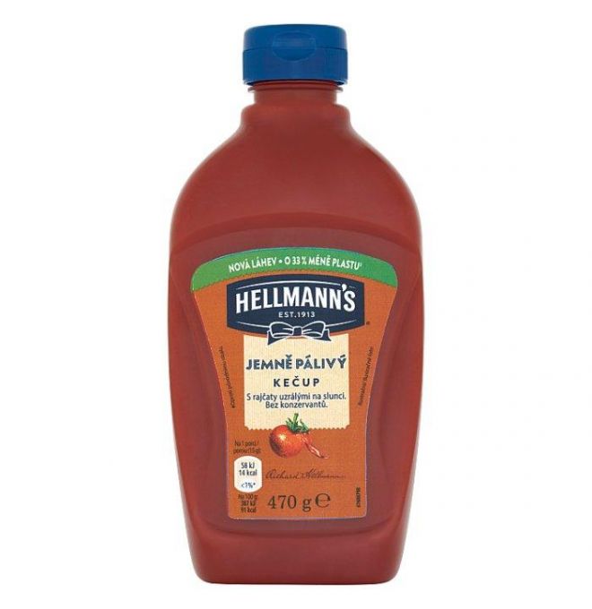 Hellmann's Kečup jemne pálivý 470g
