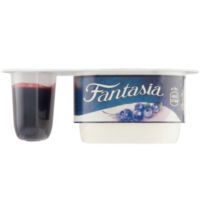 Jogurt Danone Fantasia Černica 122g