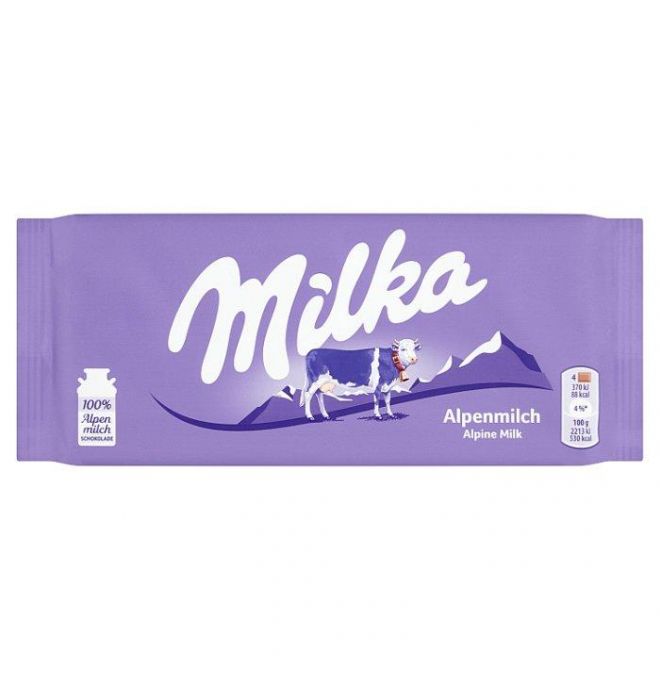 Milka mliečna čokoláda 100 g