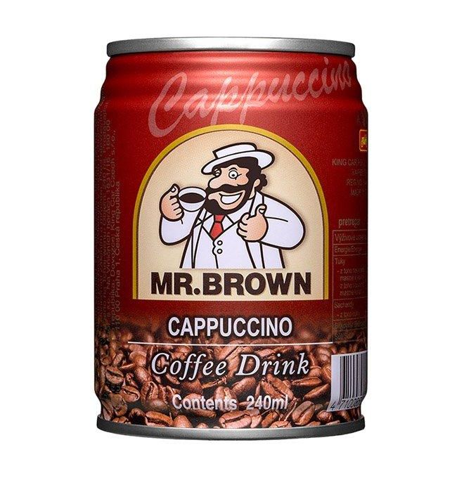MR.BROWN cappuccino ľadová káva, plech 240ml