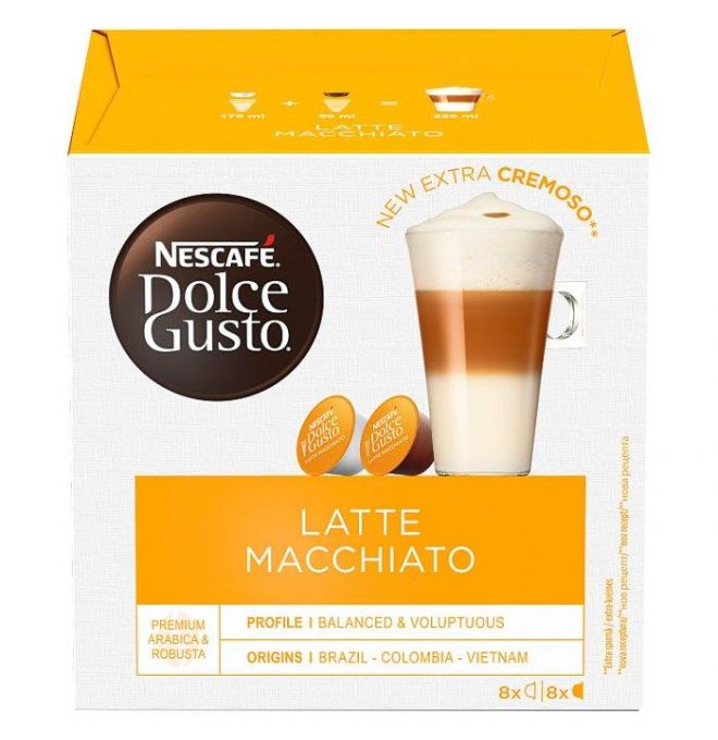 NESCAFÉ® Dolce Gusto® Latte Macchiato - káva v kapsulách - 16 kapsúl v balení
