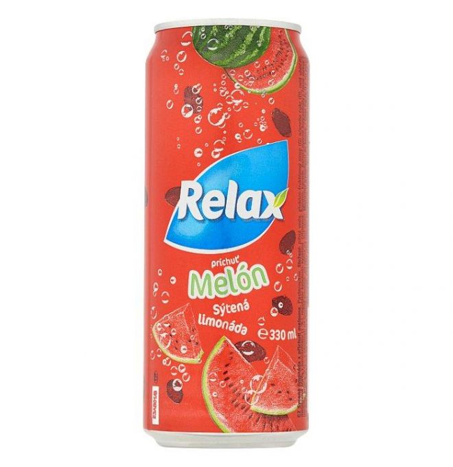Relax Limonáda MELÓN 0,33l PLECH Z
