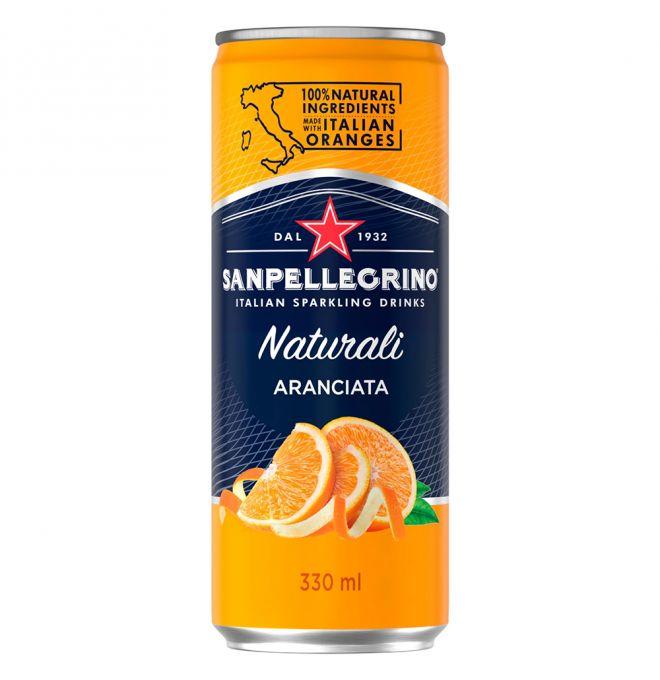 Limonáda San Pellegrino Pomaranč 0,33l PLECH Z
