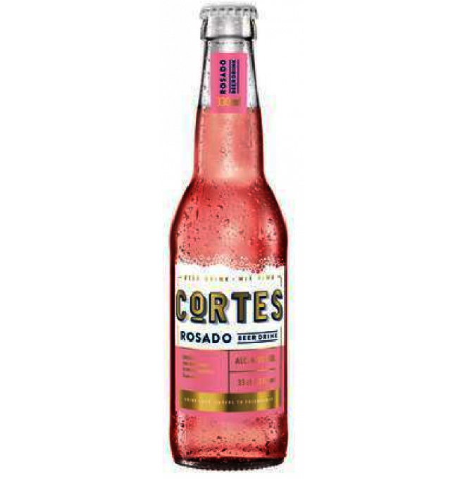 Pivo Cortes Rosado 0,33l Sklo Nevratná Fľaša Alk. 4,5%