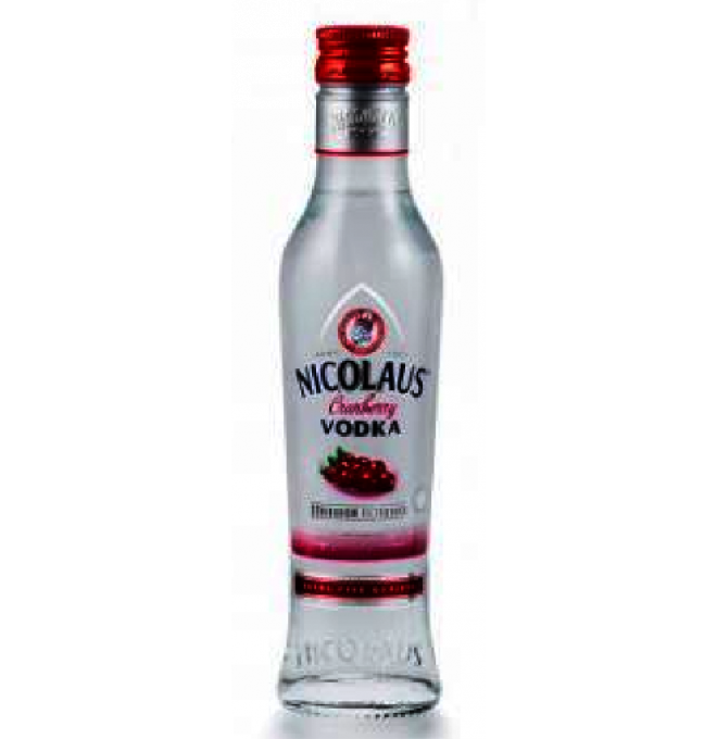 Vodka Extra Fine Cranberry 38% 0,04l Nicolaus