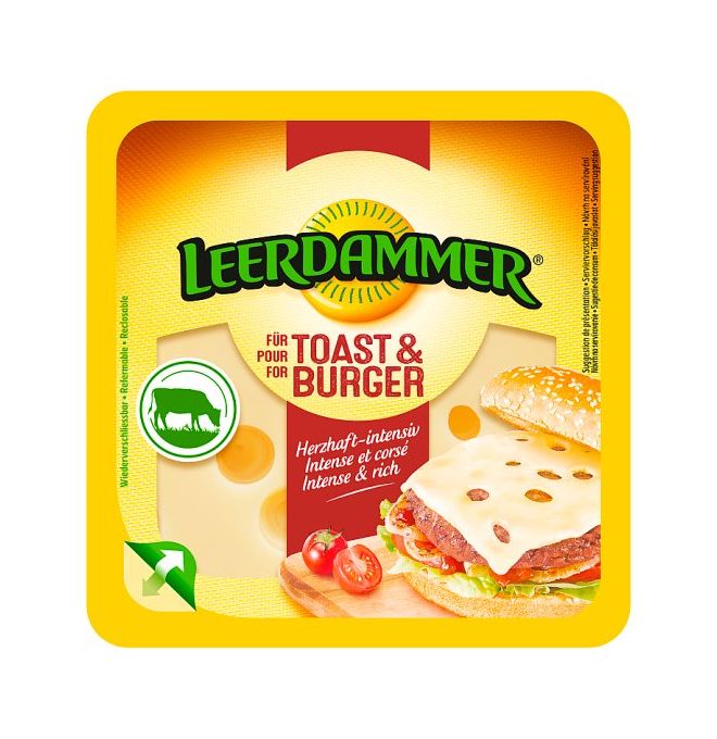 Leerdammer Toast & burger plátky chlad. 125g