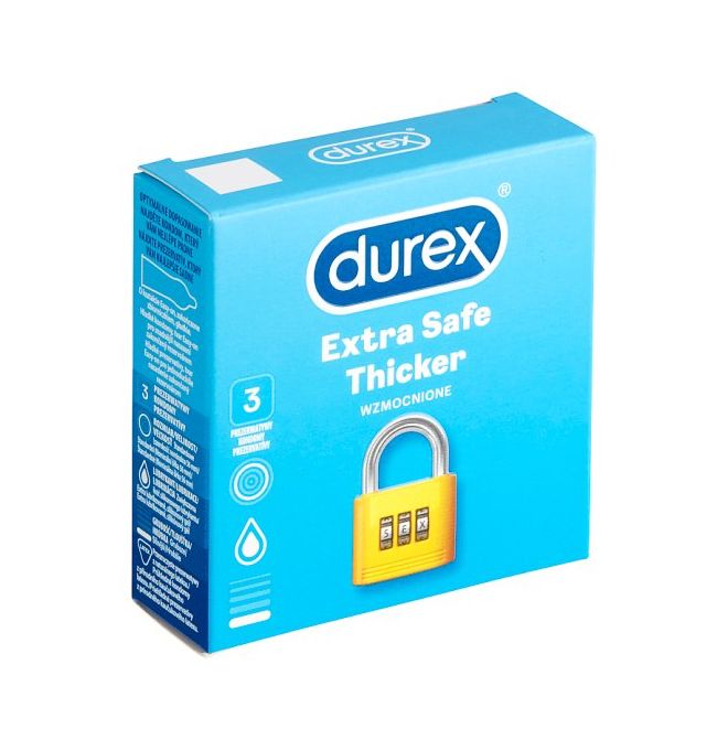 Durex Prezervatív Extra Safe 3ks
