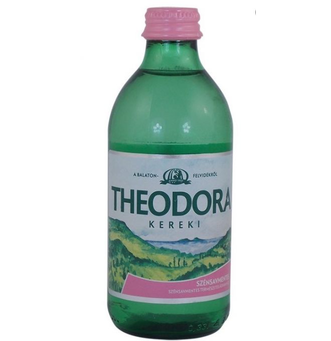 Theodora Kereki Minerálna voda, nesýtená, sklenená fľaša  0,33l