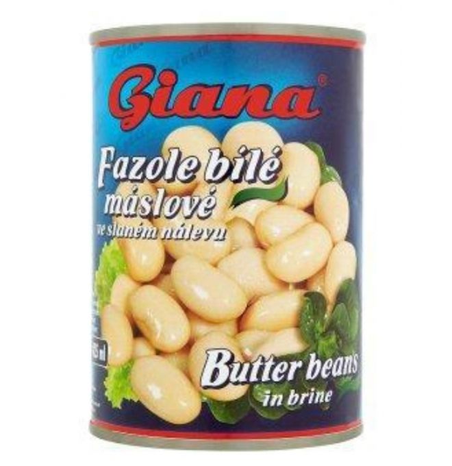 Giana Biela maslová fazuľa v slanom náleve 400g