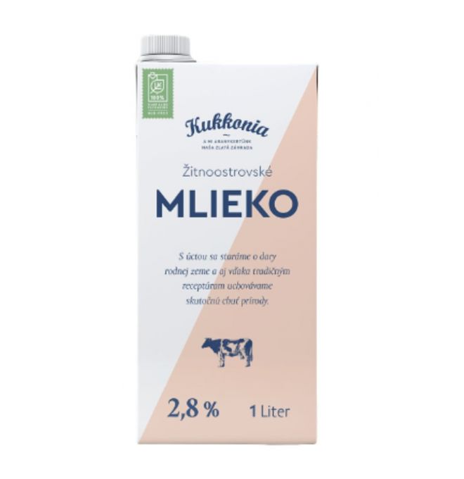 Kukkonia Mlieko trvanlivé 2,8% 1 l