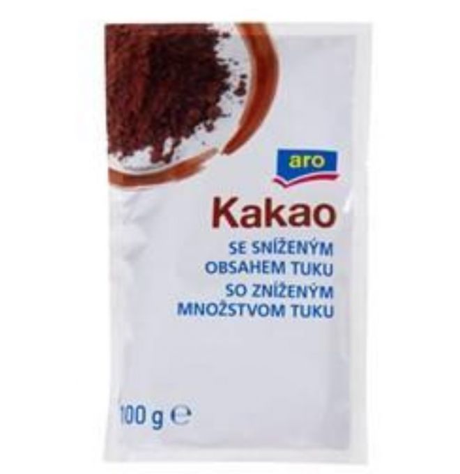 Kakao So Zníženým Množstvom Tuku 100g Aro