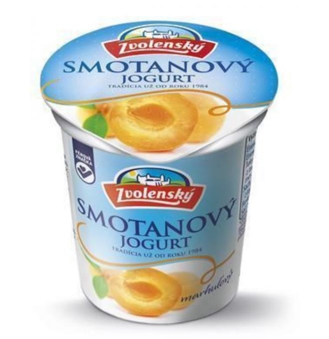 Jogurt Smotanový Marhuľa 145g Zvolenský