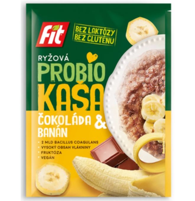 Fit Probio kaša Čokoláda a banán 52g