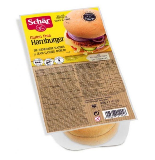 Schar žemle hamburger (4x75g) 300g